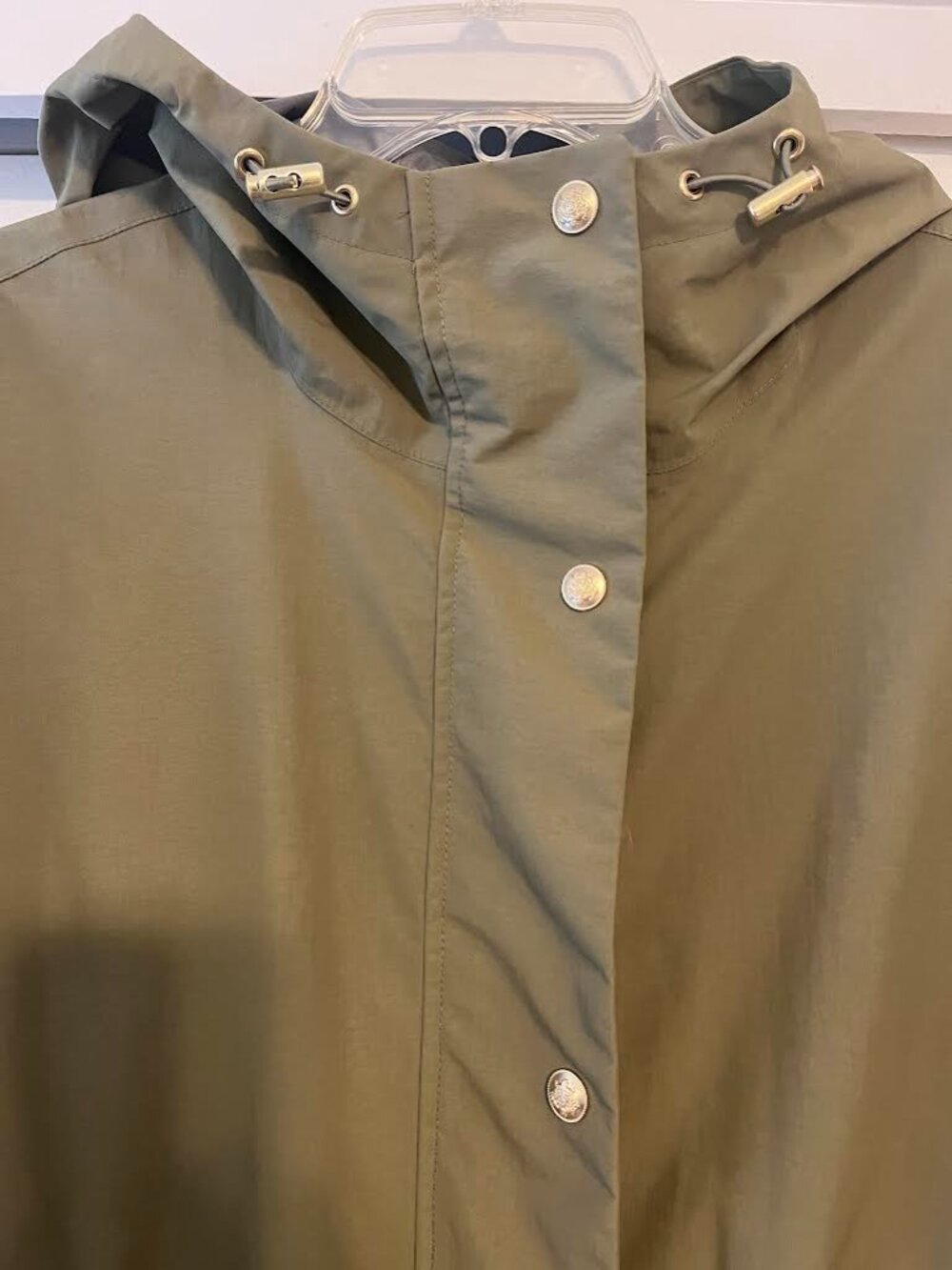 J. Crew Women's Perfect Raincoat (Olive, Size Medium) - Picture 8 of 11
